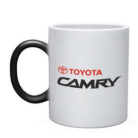 Кружка хамелеон с принтом Toyota Camry в Белгороде, керамика | меняет цвет при нагревании, емкость 330 мл | toyota | toyota camry | авто | автомобиль | камри | камрюха | машины | тачки | тойота | тойота камри