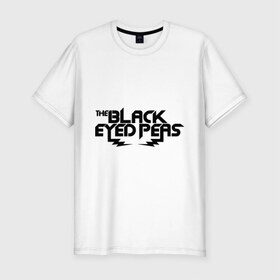 Мужская футболка премиум с принтом Black Eyed Peas в Белгороде, 92% хлопок, 8% лайкра | приталенный силуэт, круглый вырез ворота, длина до линии бедра, короткий рукав | black eyed peasпесня | music | pop | rnb | исполнитель | музыка | поп