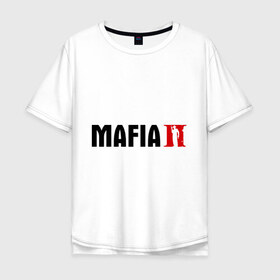 Мужская футболка хлопок Oversize с принтом Mafia 2 в Белгороде, 100% хлопок | свободный крой, круглый ворот, “спинка” длиннее передней части | 