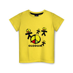 Детская футболка хлопок с принтом Olodum(1) в Белгороде, 100% хлопок | круглый вырез горловины, полуприлегающий силуэт, длина до линии бедер | Тематика изображения на принте: бразилия