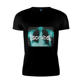 Мужская футболка премиум с принтом Scrubs (Клиника) в Белгороде, 92% хлопок, 8% лайкра | приталенный силуэт, круглый вырез ворота, длина до линии бедра, короткий рукав | scrubs | клиника