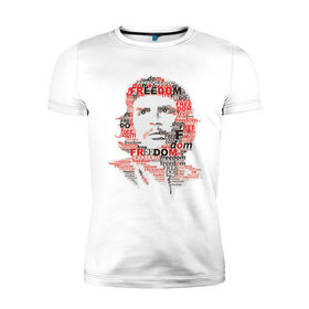 Мужская футболка премиум с принтом Che Guevara (3) в Белгороде, 92% хлопок, 8% лайкра | приталенный силуэт, круглый вырез ворота, длина до линии бедра, короткий рукав | Тематика изображения на принте: гевара | куба | революция | свобода | че