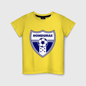 Детская футболка хлопок с принтом Сборная Гондураса в Белгороде, 100% хлопок | круглый вырез горловины, полуприлегающий силуэт, длина до линии бедер | евро 2012