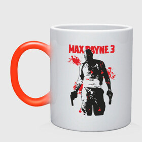 Кружка хамелеон с принтом Max Payne (3) в Белгороде, керамика | меняет цвет при нагревании, емкость 330 мл | max | max payne | payne | макс | макс пейн | пейн