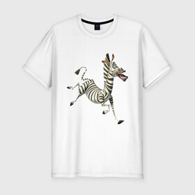 Мужская футболка премиум с принтом Мадагаскар в Белгороде, 92% хлопок, 8% лайкра | приталенный силуэт, круглый вырез ворота, длина до линии бедра, короткий рукав | 