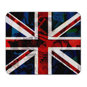 Коврик прямоугольный с принтом Британский флаг в Белгороде, натуральный каучук | размер 230 х 185 мм; запечатка лицевой стороны | uk | англия | британский флаг | великобритания | флаг великобритании