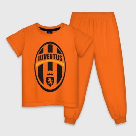 Детская пижама хлопок с принтом Italian Serie A. Juventus FC в Белгороде, 100% хлопок |  брюки и футболка прямого кроя, без карманов, на брюках мягкая резинка на поясе и по низу штанин
 | фк | ювентус