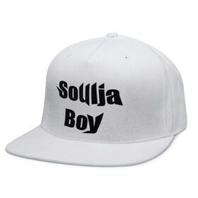 Кепка снепбек с прямым козырьком с принтом Soulja boy в Белгороде, хлопок 100% |  | gangsta | gansta | hip | hip hop | hop | rap | реп | рэп | рэпчина | хип | хип хоп | хоп