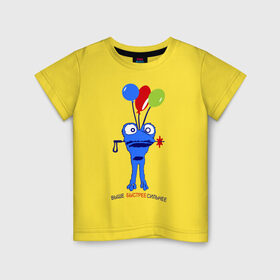 Детская футболка хлопок с принтом Зойч (2) в Белгороде, 100% хлопок | круглый вырез горловины, полуприлегающий силуэт, длина до линии бедер | 2014 | быстрее | выше | зоич | зойч | игры | олимпиада | сильнее | символ олимпиады | сочи