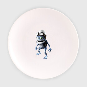 Тарелка с принтом Crazy frog в Белгороде, фарфор | диаметр - 210 мм
диаметр для нанесения принта - 120 мм | Тематика изображения на принте: crazy frog | крейзи фрог | крэйзи фрог | лягушка
