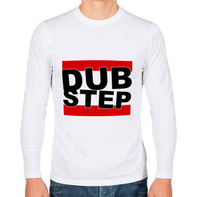Мужской лонгслив хлопок с принтом Dub step (надпись) в Белгороде, 100% хлопок |  | dub | dub step | dubstep | даб | дабстеп | дапстеп