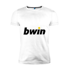 Мужская футболка премиум с принтом Bwin в Белгороде, 92% хлопок, 8% лайкра | приталенный силуэт, круглый вырез ворота, длина до линии бедра, короткий рукав | bwin | букмейкеры | букмекеры | выигрыш | контора | ставки