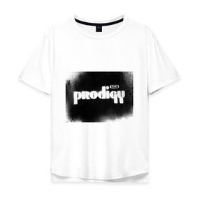 Мужская футболка хлопок Oversize с принтом The Prodigy (5) в Белгороде, 100% хлопок | свободный крой, круглый ворот, “спинка” длиннее передней части | 