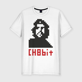 Мужская футболка премиум с принтом 8 bit Чегевара в Белгороде, 92% хлопок, 8% лайкра | приталенный силуэт, круглый вырез ворота, длина до линии бедра, короткий рукав | че гевара