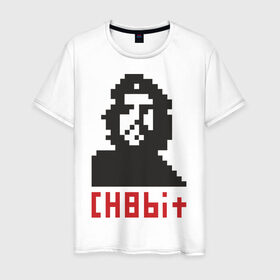 Мужская футболка хлопок с принтом 8 bit Чегевара в Белгороде, 100% хлопок | прямой крой, круглый вырез горловины, длина до линии бедер, слегка спущенное плечо. | че гевара