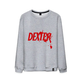 Мужской свитшот хлопок с принтом Dexter - Декстер в Белгороде, 100% хлопок |  | dexter | декстер | кровь | сериал