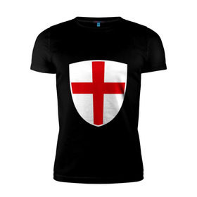 Мужская футболка премиум с принтом England - Англия в Белгороде, 92% хлопок, 8% лайкра | приталенный силуэт, круглый вырез ворота, длина до линии бедра, короткий рукав | фк | футбольный клуб
