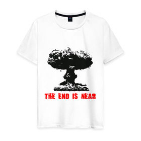 Мужская футболка хлопок с принтом 2012 - Конец близок в Белгороде, 100% хлопок | прямой крой, круглый вырез горловины, длина до линии бедер, слегка спущенное плечо. | атомная бомба | бомба | взрыв | катастрофа | конец близок | ядерный взрыв