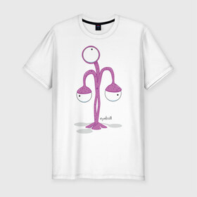 Мужская футболка премиум с принтом Пришелец - Ebb в Белгороде, 92% хлопок, 8% лайкра | приталенный силуэт, круглый вырез ворота, длина до линии бедра, короткий рукав | инопланетянин | летающая тарелка | монстр | нло | пришелец | пришельцы | чудище