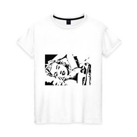 Женская футболка хлопок с принтом Marilyn Monroe в Белгороде, 100% хлопок | прямой крой, круглый вырез горловины, длина до линии бедер, слегка спущенное плечо | hollywood | marilyn monroe | актриса | голливуд | мерлин монро | монро | певица