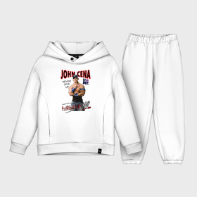 Детский костюм хлопок Oversize с принтом John Cena Extreme Rules в Белгороде,  |  | wwe | бои без правил | джон сина