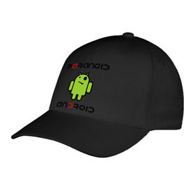 Бейсболка с принтом Paranoid android в Белгороде, 100% хлопок | классический козырек, металлическая застежка-регулятор размера | android | paranoid android | админу | андроид | андройд | параниок андроид