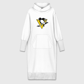 Платье удлиненное хлопок с принтом Pittsburgh Penguins в Белгороде,  |  | пингвин