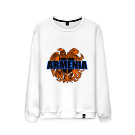 Мужской свитшот хлопок с принтом Армения в Белгороде, 100% хлопок |  | armenia | армянин | герб армении