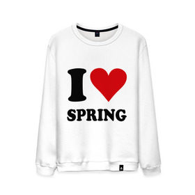 Мужской свитшот хлопок с принтом I love spring - Я люблю весну в Белгороде, 100% хлопок |  | Тематика изображения на принте: i love | spring | весенний | весна | время года | люблю весну