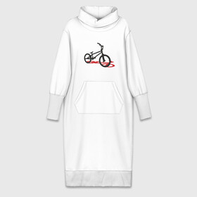 Платье удлиненное хлопок с принтом BMX 1 в Белгороде,  |  | bmx | велик | вело | велогонки | велорейсинг | велосипед | спортивный велосипед | фрирайд | эктрим