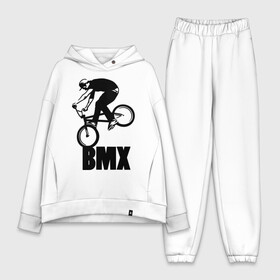 Женский костюм хлопок Oversize с принтом BMX 3 в Белгороде,  |  | bmx | free style | бмэкс | велик | вело | велосипедист | фристайл | экстрим | экстримальный