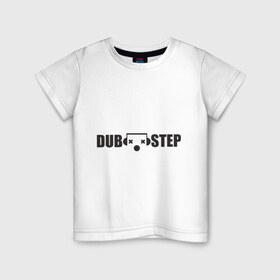 Детская футболка хлопок с принтом Dubstep music man в Белгороде, 100% хлопок | круглый вырез горловины, полуприлегающий силуэт, длина до линии бедер | Тематика изображения на принте: dubstep | music men | дабстеп | человек