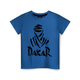 Детская футболка хлопок с принтом Rally Dakar в Белгороде, 100% хлопок | круглый вырез горловины, полуприлегающий силуэт, длина до линии бедер | rally dakar | авто | авто2012 | автогонки | гонки | ралли | ралли дакар