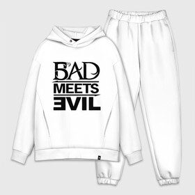 Мужской костюм хлопок OVERSIZE с принтом Bad Meets Evil в Белгороде,  |  | Тематика изображения на принте: hip hop | rap | rap stars | реп | репчик | рэп | рэп звезда | рэпчик | рэпчина | хип хоп