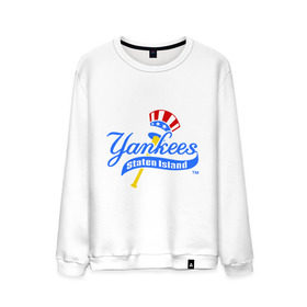 Мужской свитшот хлопок с принтом NY Yankees byta в Белгороде, 100% хлопок |  | baseball | major league basebal | mlb | ny | staten island | yankees | америка | бейсбол | бита | главная лига бейсбола | нью йорк янкиз | статен айленд | сша | янки