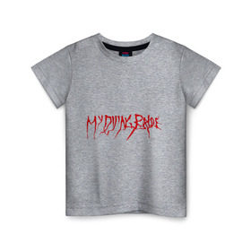 Детская футболка хлопок с принтом My Dying Bride logo в Белгороде, 100% хлопок | круглый вырез горловины, полуприлегающий силуэт, длина до линии бедер | bandmy | metal