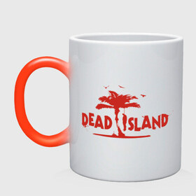 Кружка хамелеон с принтом Dead Island (Мёртвый остров) в Белгороде, керамика | меняет цвет при нагревании, емкость 330 мл | 