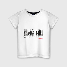 Детская футболка хлопок с принтом Sillent Hill в Белгороде, 100% хлопок | круглый вырез горловины, полуприлегающий силуэт, длина до линии бедер | silent hill | сайлент хил | сайлент хилл | ужастики | ужасы