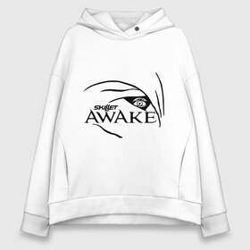 Женское худи Oversize хлопок с принтом Skillet awake в Белгороде, френч-терри — 70% хлопок, 30% полиэстер. Мягкий теплый начес внутри —100% хлопок | боковые карманы, эластичные манжеты и нижняя кромка, капюшон на магнитной кнопке | awake | skillet | альтернативный рок | лого | логотип | обложка альбома | рок | рок группа | рок группы | симфонический рок | христианский рок