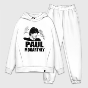 Мужской костюм хлопок OVERSIZE с принтом Paul McCartney (Пол МакКартни) в Белгороде,  |  | beatles | mccartney | the beatles | битлз | битлс | битлы | маккартни