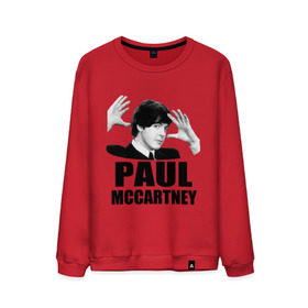 Мужской свитшот хлопок с принтом Paul McCartney (Пол МакКартни) в Белгороде, 100% хлопок |  | beatles | mccartney | the beatles | битлз | битлс | битлы | маккартни