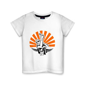 Детская футболка хлопок с принтом Aero yo(14) в Белгороде, 100% хлопок | круглый вырез горловины, полуприлегающий силуэт, длина до линии бедер | 