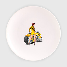 Тарелка с принтом The excellent bike & sexy girl (2) в Белгороде, фарфор | диаметр - 210 мм
диаметр для нанесения принта - 120 мм | Тематика изображения на принте: байк | девушка | для байкеров | красивая девушка | мото | мотоцикл | супер мотоцикл | супермотоцикл