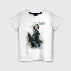 Детская футболка хлопок с принтом Bam Margera в Белгороде, 100% хлопок | круглый вырез горловины, полуприлегающий силуэт, длина до линии бедер | Тематика изображения на принте: 