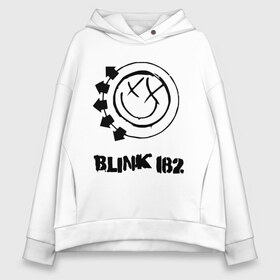 Женское худи Oversize хлопок с принтом Blink 182 в Белгороде, френч-терри — 70% хлопок, 30% полиэстер. Мягкий теплый начес внутри —100% хлопок | боковые карманы, эластичные манжеты и нижняя кромка, капюшон на магнитной кнопке | heavy metal | metal | muse | rock | trash metal | альтернатива | блинк | квартет | лица | метал | рок | рок группа | рок группы | трэш метал | хеви метал