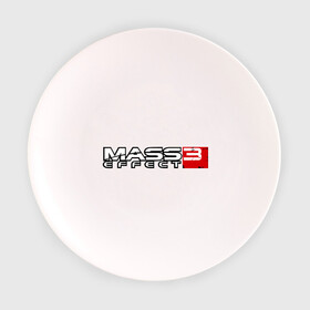 Тарелка с принтом Mass Effect 3 в Белгороде, фарфор | диаметр - 210 мм
диаметр для нанесения принта - 120 мм | игры | компьютерная игра