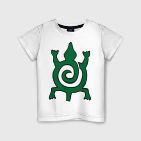 Детская футболка хлопок с принтом Черепашка(1) в Белгороде, 100% хлопок | круглый вырез горловины, полуприлегающий силуэт, длина до линии бедер | животные | черепаха