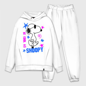 Мужской костюм хлопок OVERSIZE с принтом Be cool as Snoopy в Белгороде,  |  | Тематика изображения на принте: snoopy | будь крутым как снупи | мультик | мультики | мультфильмы | снупи | собачка снупи