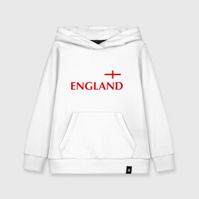 Детская толстовка хлопок с принтом Сборная Англии - Стивен Джеррард 4 в Белгороде, 100% хлопок | Круглый горловой вырез, эластичные манжеты, пояс, капюшен | англия | сборная англии | стивен джеррард | флаг англии | футбол