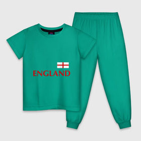 Детская пижама хлопок с принтом Сборная Англии - 10 в Белгороде, 100% хлопок |  брюки и футболка прямого кроя, без карманов, на брюках мягкая резинка на поясе и по низу штанин
 | Тематика изображения на принте: англия | руни | сборная англии | флаг англии | футбол